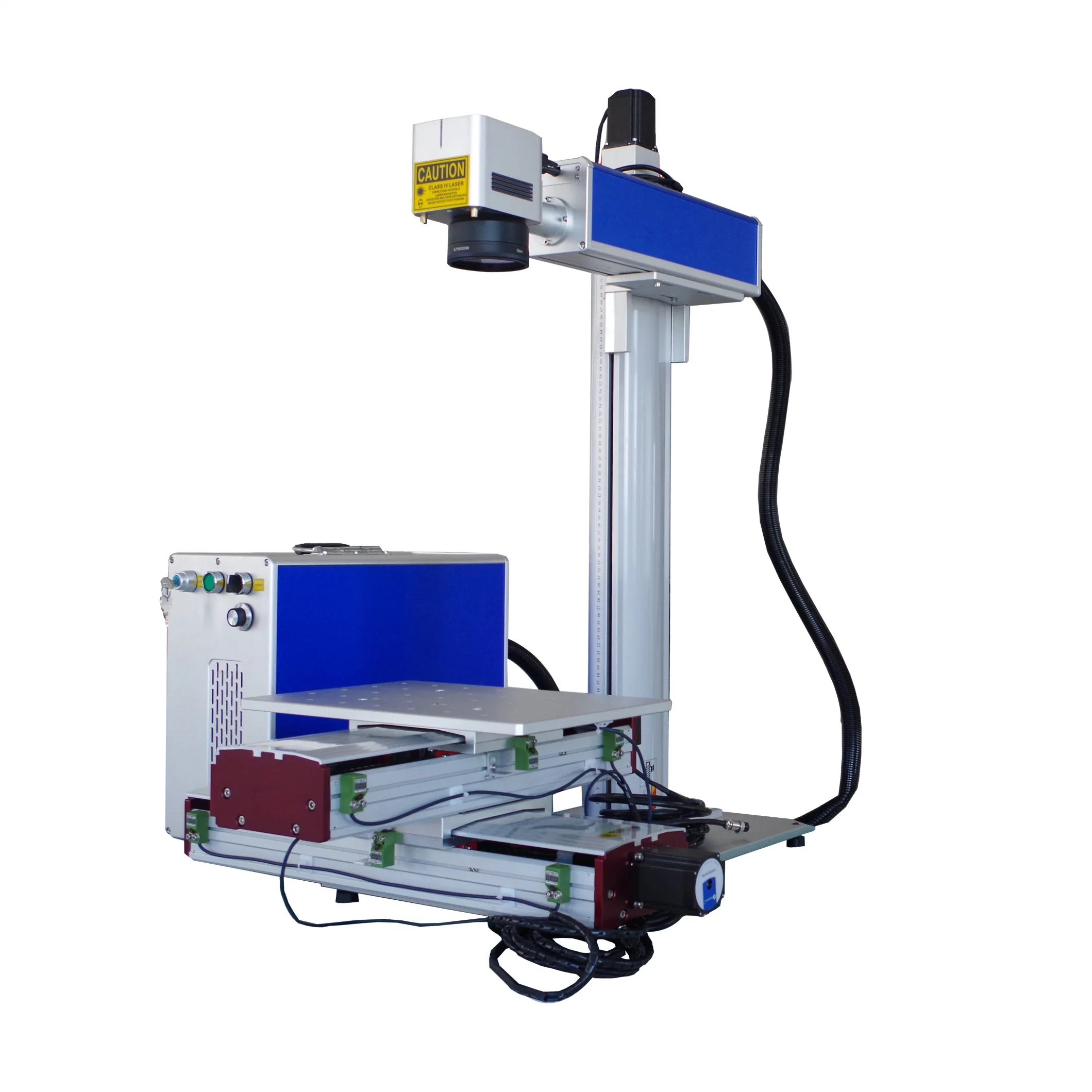 20W Fiber Laser Marking Machine Laser Marking Machine with Auto Xy Platform Moving Table