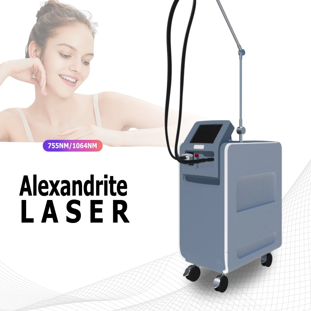 2024 Fiber Laser ND YAG Hair Removal 755 1064 Alexandrite Laser Hair Removal Skin Whiting