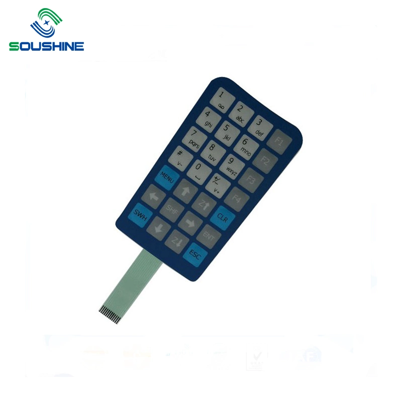 OEM Custom Durable Metal Dome LED Membrane Switch Panel