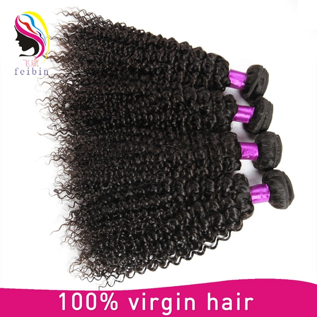 8A Kinky Curly Remy brasileña de productos de cabello humano.