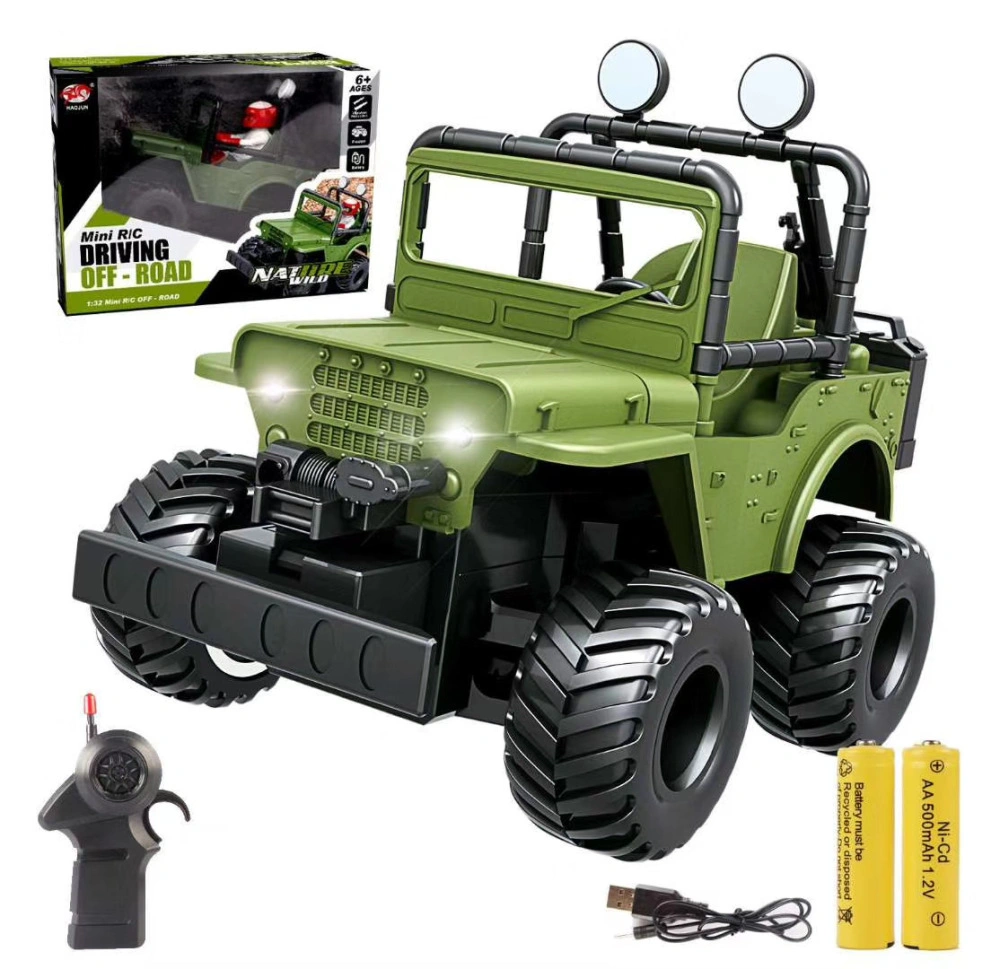 Amazon Hot Selling 1: 36 High Speed Simulated Jeep Model 2.4G RC Remote Control Drift Car Kids Toy Children Educational Plastic Electric Stunt Cars Model Toys