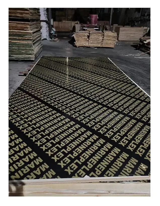 1220X2440mm 18mm Black Film Faced Plywood Marine Construction Formwork Phenolic Board