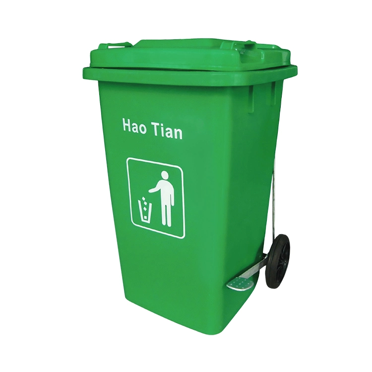 240L Eco-Friendly Feature Outdoor Plastic Rubbish Trash Waste Bin