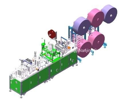 5 Ply Respirator Personal Protective Splash Proof Mask Production Line