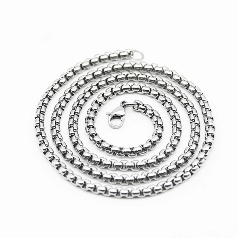 Stainless Steel Square Rolo Chain for Jewelry