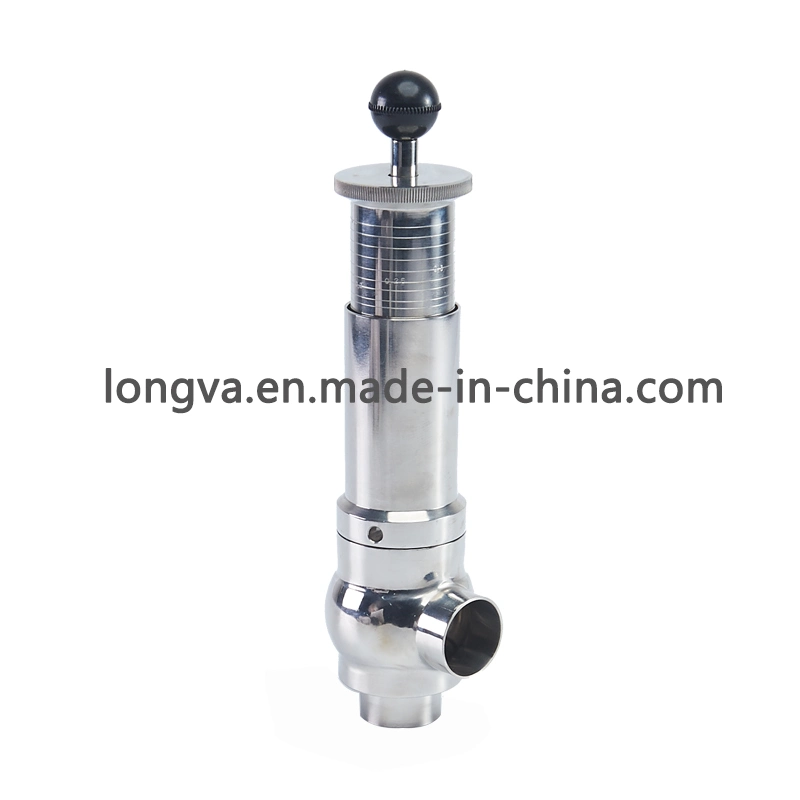 Sanitary Stainless Steel Food Grade Safety Valve Relief Valve