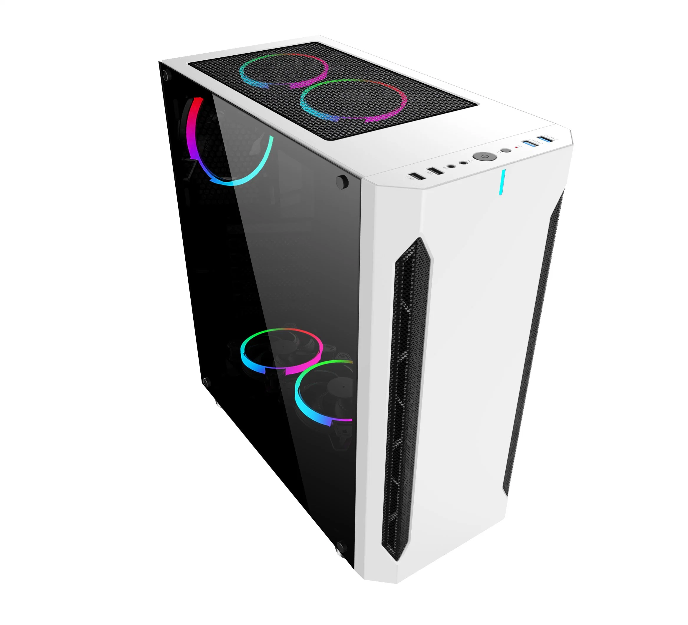 Caixa de jogos ATX e Micro ATX para Desktop Tower Design da moda Caixa do computador de PC