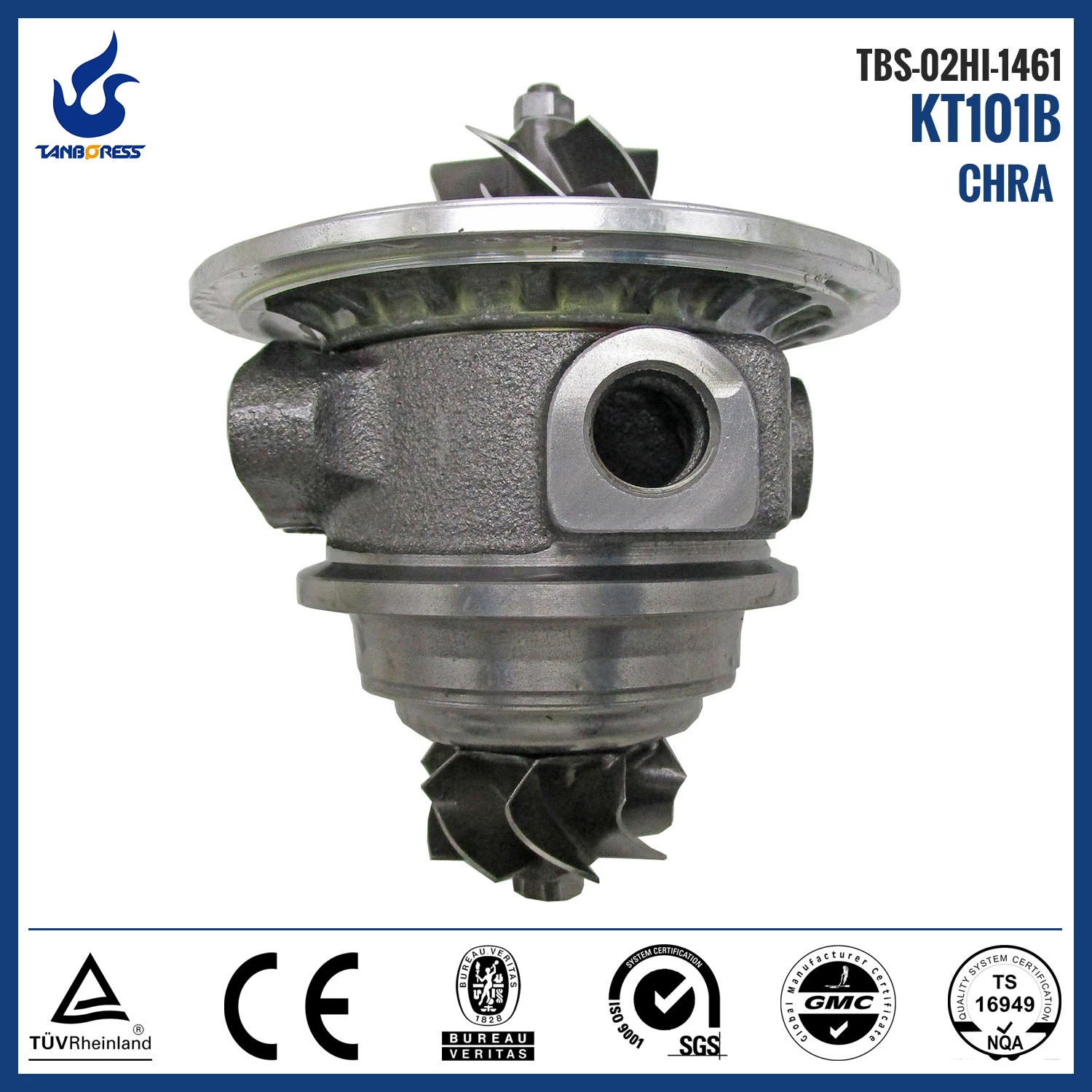 Cartucho de turbocompresor para KIA Retona CE [1999-2002] SUV 2.0 TD HP 83 KT101B KT10-1B turbo