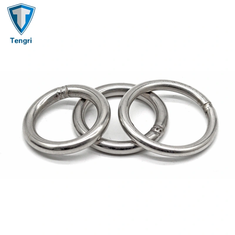 316L Stainless Ring 3mm Solid Circle Round Metal Welded Round Ring O Ring