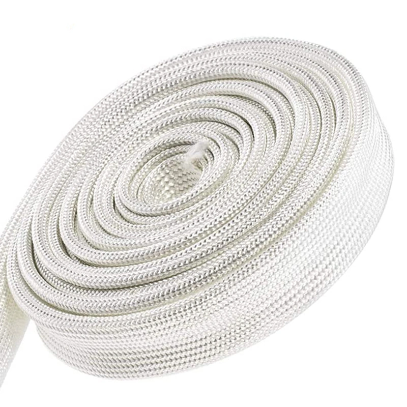 High-Temperature Fiberglass Braided Sleeving for Wire Protection of Engine Manifolds and Exhaust Systems