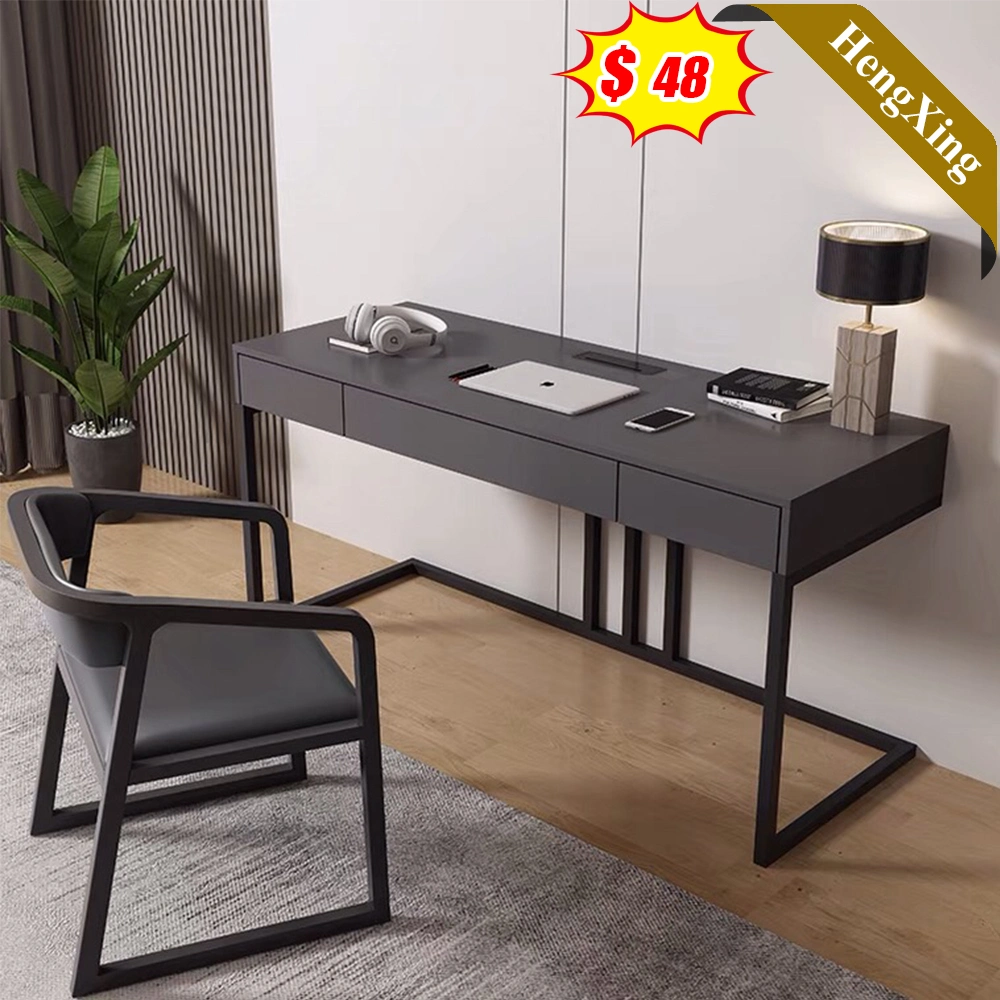 Preto elegante Mármore cinzento na superfície da mesa de trabalho estudo mesa de computador de mesa para o Office Home Hotel