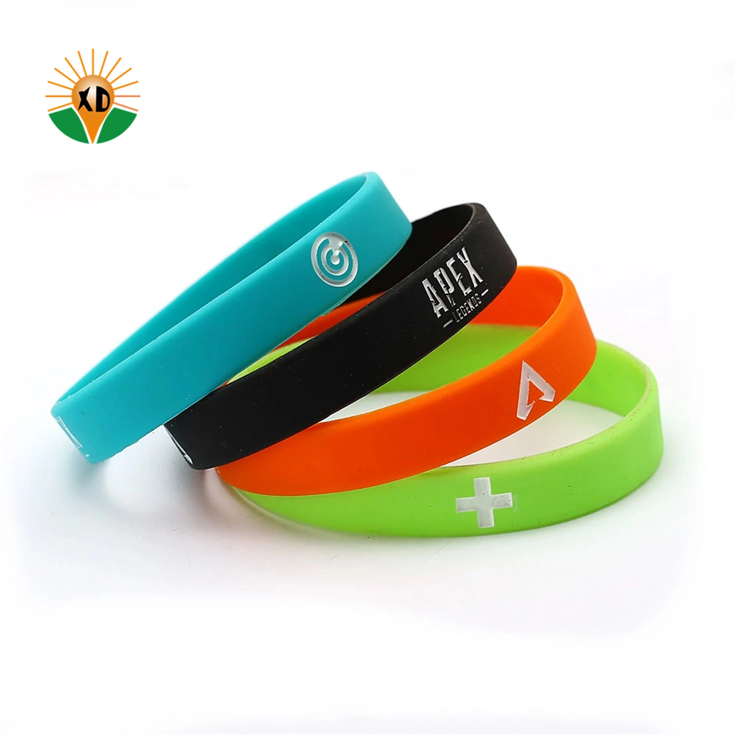 Wholesale/Supplier Fashion Woven Custom Logo Tool Sport Tennis Health Event Polyester Rubber Headband Printed Silicone Wristband