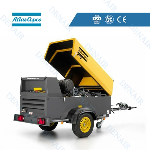 17bar Atlas Copco Diesel Driven Mobile Portable Screw Air Compressors