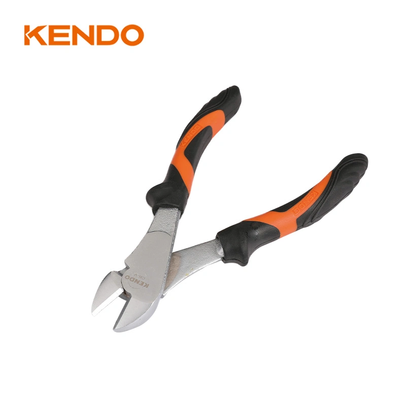 Kendo 7-Inch/180mm Heavy Duty CRV Cutter Side Cutting Plier Diagonal Cutting Pliers
