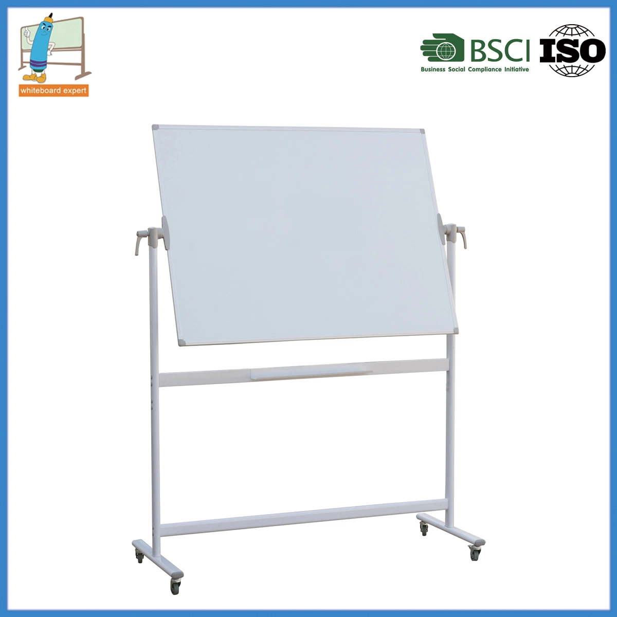 Custom Size Magnetic Standing Double Side White Board Whiteboard Mobile