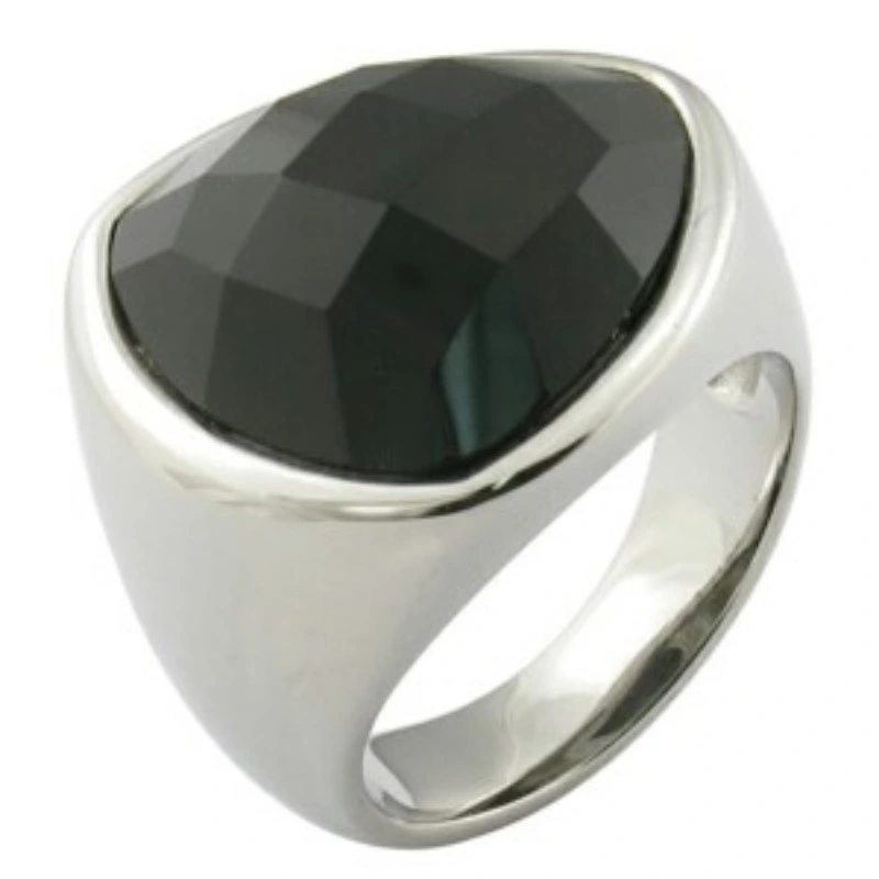 Tiger Eye Stone Stainless Steel Fashion Ring