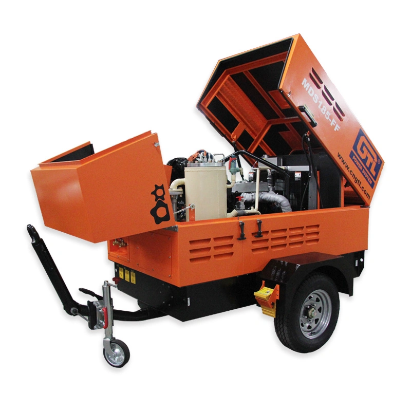 Gtl Power 55cfm to 1600cfm Diesel Screw Portable Air Compressor