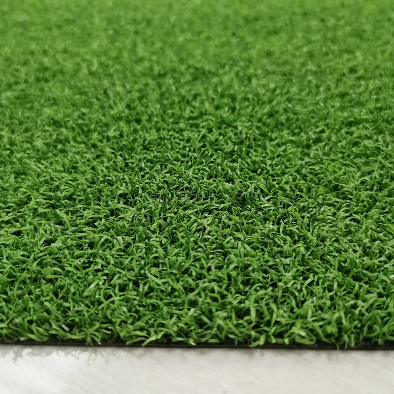 Green Color Artificial Grass Carpet with PVC Backing