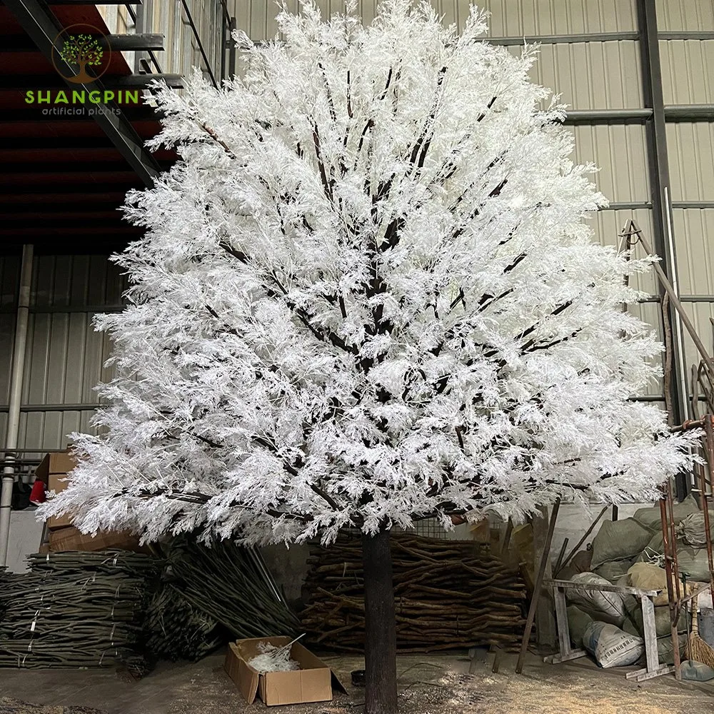 Large Snow Tree Artificial White Pine Tree for Wedding Decoration