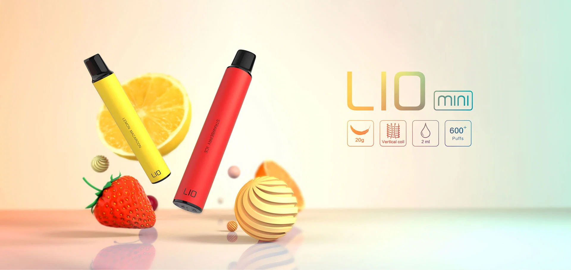 Factory Direct Sale E Cigarette Lio Mini 600 Puff Plus Disposable/Chargeable Vape UK Electronic Cigarette