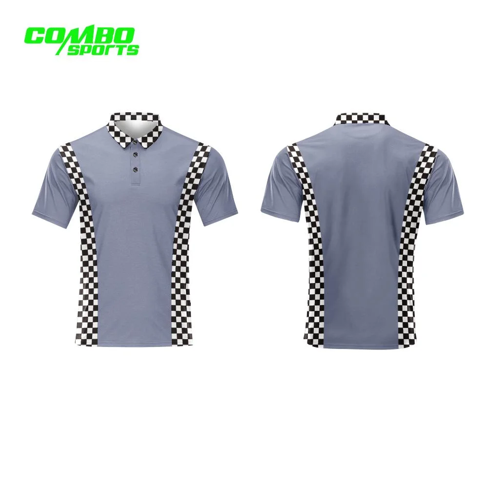 Combo Customized Herren Polyester Schnell Trocknend Sublimierte Tops Team Club Jeresy Poloshirt