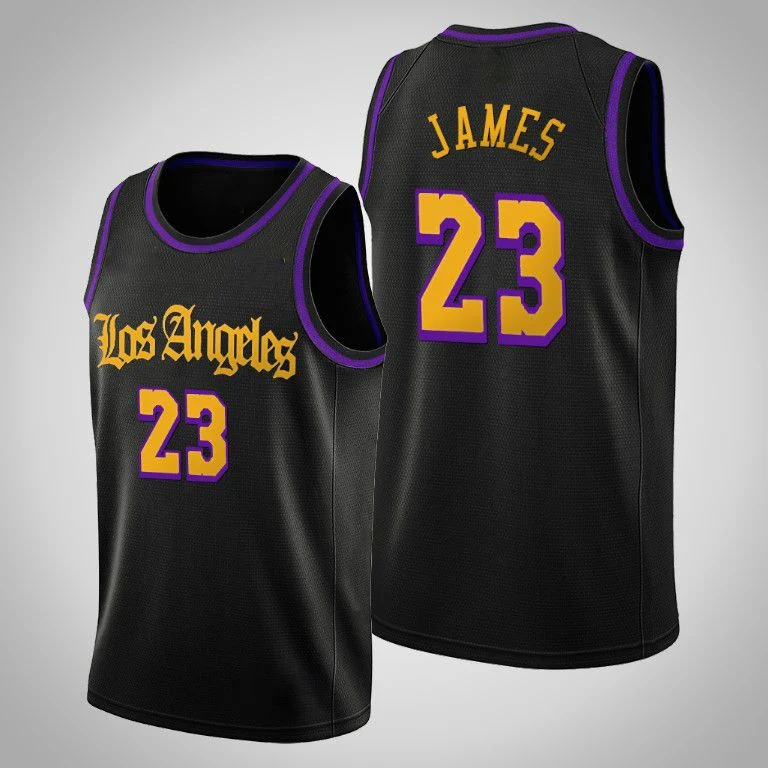 Hommes Basketball Jersey 6 23 James Toscano Wes 22-23 Nouveau Maillot de saison