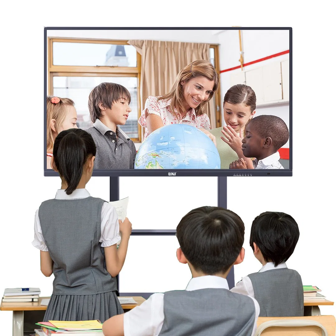 Multi Touch 4K Screen Smart Teaching Mobile Interactive Whiteboard