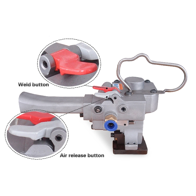 Handheld Pneumatic Sealing Tool, Sealless Banding Tool