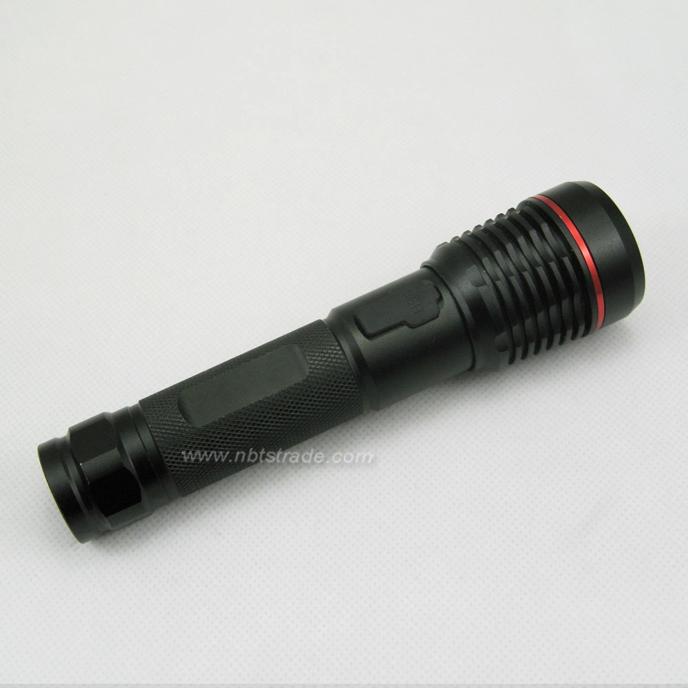 Multi Setting Rechargeable High Power Dimming Aluminium Torch