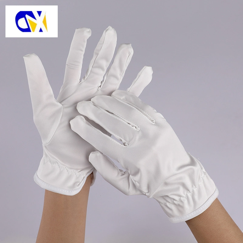 White Microfiber Cloth Dust Free Jewelry Jewellery Cleaning Polishing Hand Gloves