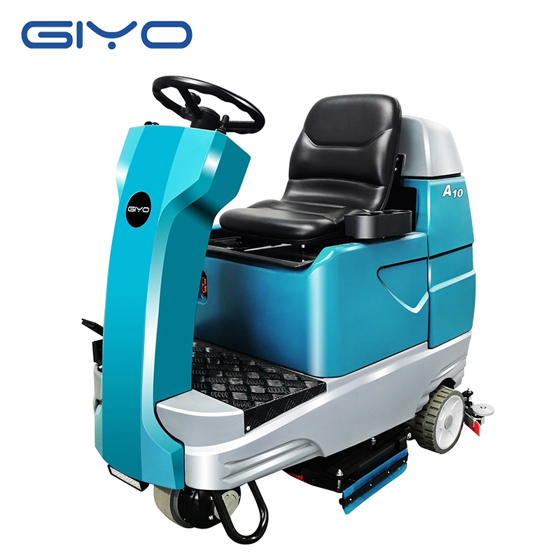 Double Brushes Airport Ride on Electric Washing Floor Cleaning Machine