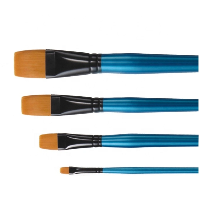 DIY Acrylic Watercolor Paint Brush 4PCS Nylon Hair Artist Brush