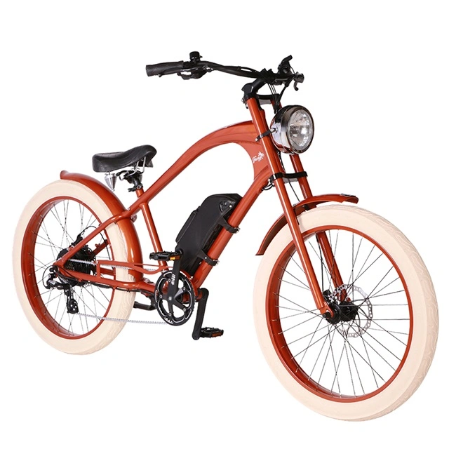 Bicicleta eléctrica de rueda grande de 26 pulgadas, 500W 48V 17.5ah, batería de litio extraíble