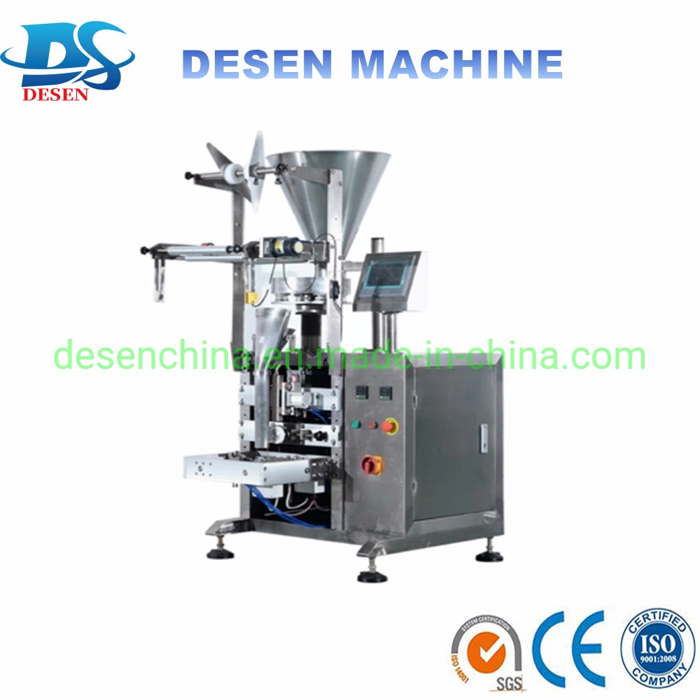 Full Automatic 200g 500g Filling Nitrogen Gas Sugar Ice Cube Packing Machine