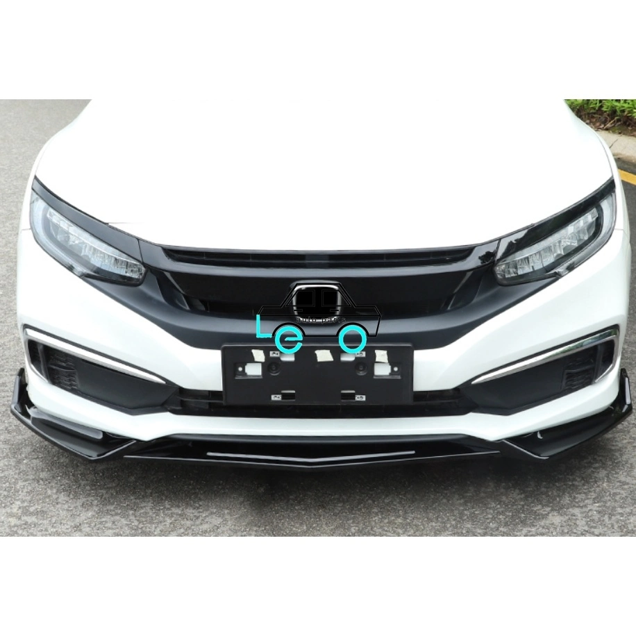 Car Front Lip Front Lip for Civic Three-Stage Front Lip D Section 16-19 General