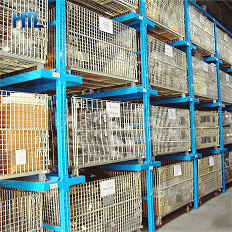 Customized Agriculture Industry Steel Wire Mesh Stackable Portable Storage Container