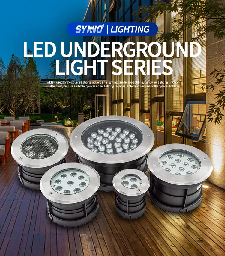 304 Stainless Steel LED Inground Light IP68 Underground LED Light