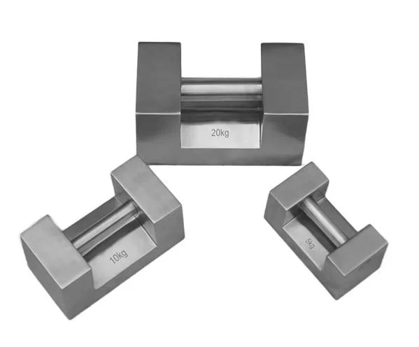 Masses D&prime; Etalonnages 2000kg 20kg Standard OIML Test Weights Cast Iron Lock