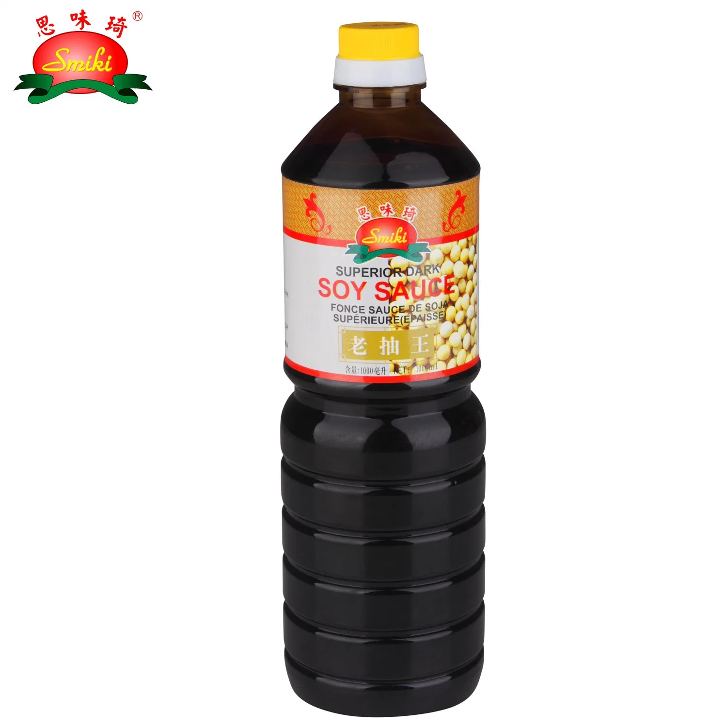 Best Dark molho de soja 1000ml no supermercado/Fábrica/venda OEM para exportar e importar