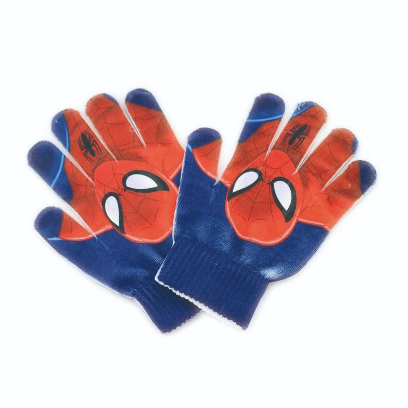 Children's Sublimation Printing Cartoon Acrylic Polyester knitted Warm Gloves