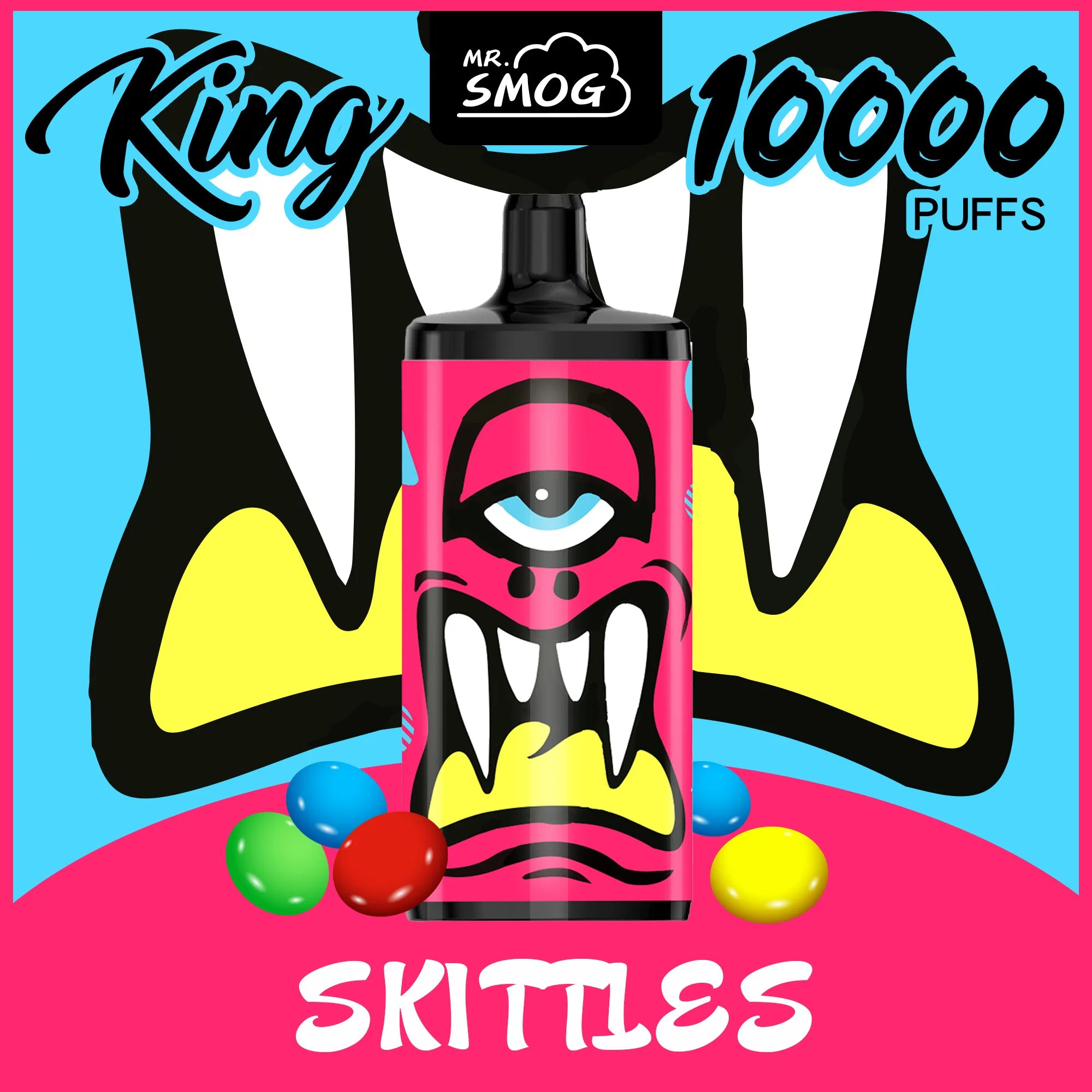 Wiederaufladbare 650 mAh Vape MR Smog King 10000 Puffs Elf E Cig Fume Inifinity Electronic Products