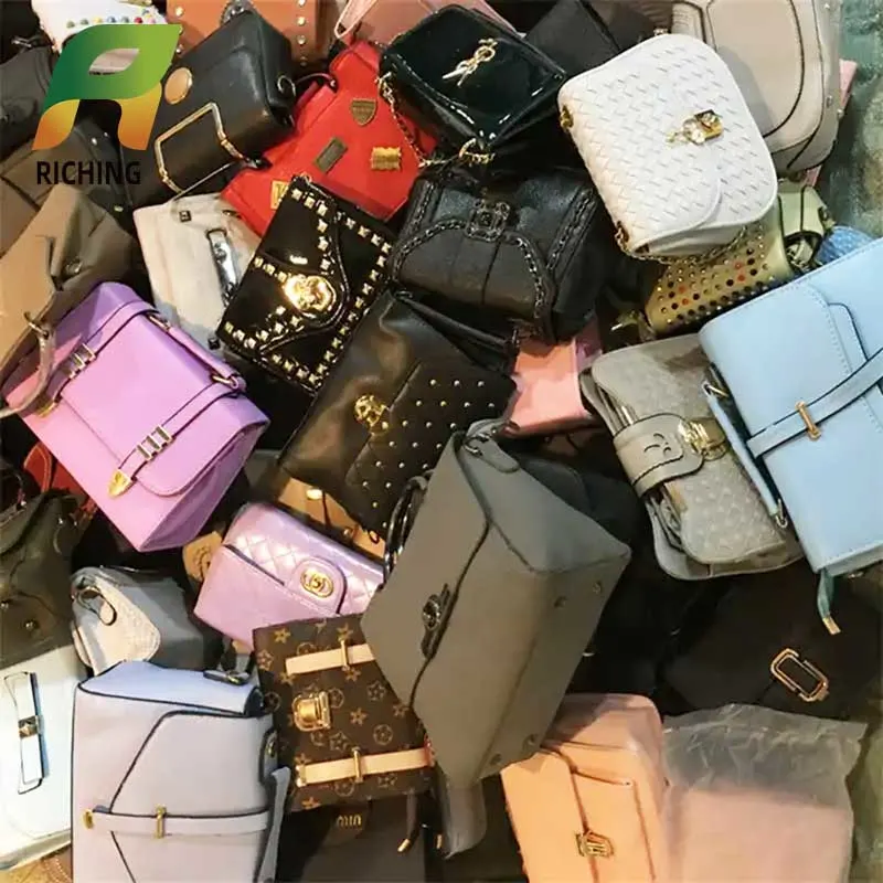 Mujer bastante original de Marca de las bolsas de cuero para mujeres Ghana Bolsas de mano premium de segunda mano Bolsas usadas Japón Bale Direct Proveedor