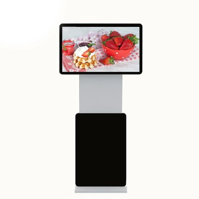 Retail Store LCD Advertising Display 49 Inch Full Color TV LCD Display Panel Vertical Rotation Screen