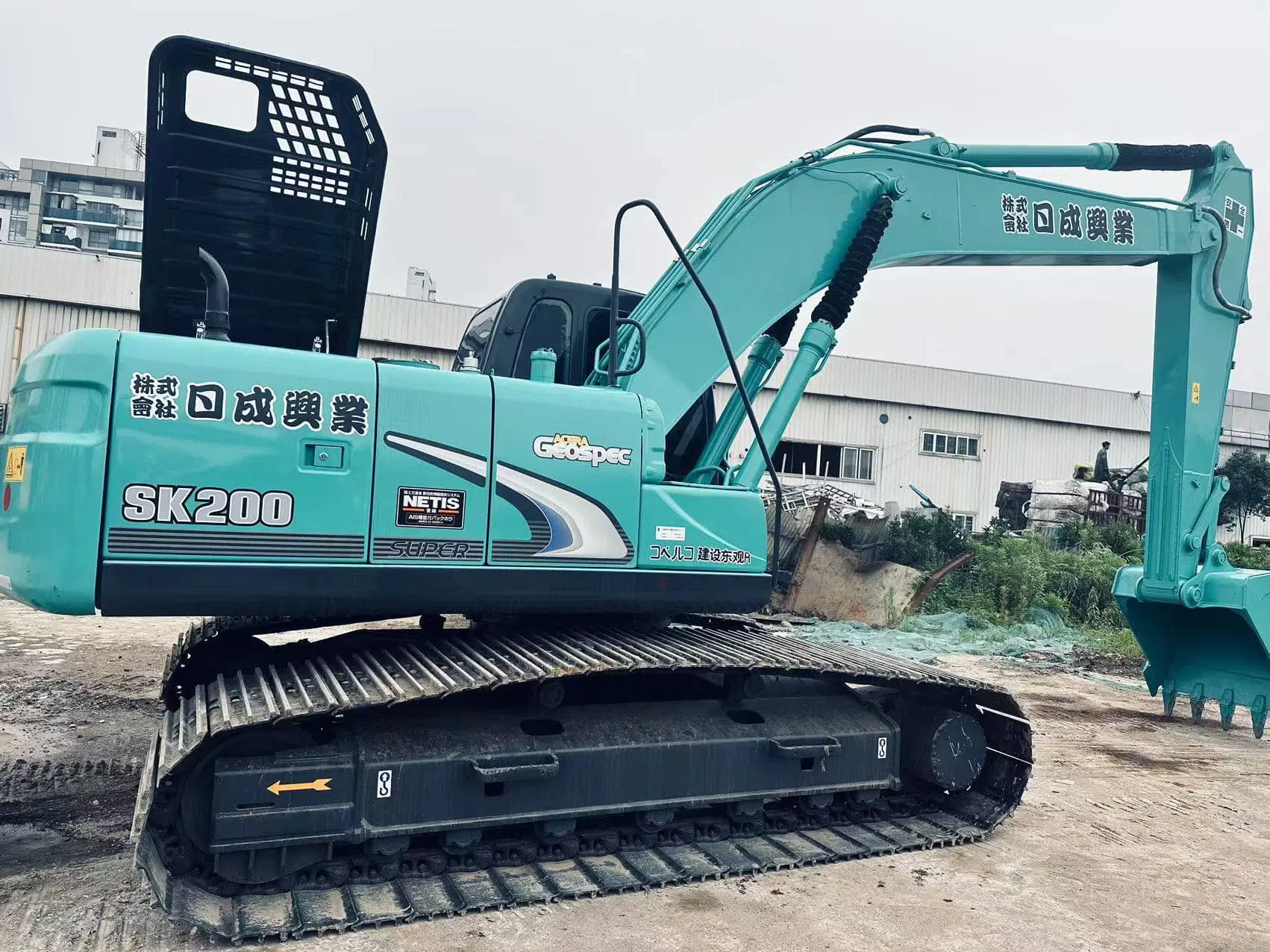 Used Kobelco Crawler Excavadora Usada 20t Sk200 Excavadoras Usadas En China Sk200-8 Sk210 Construction Machinery for Sale