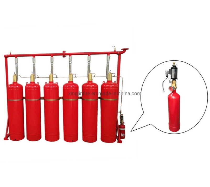 4,2MPa Rohrnetz FM200 Brandunterdrückungssystem für Einzelfeuerschutz Zone Feuerlöscher Brasilianischer Feuerlöscher Vietnam Feuerlöscher