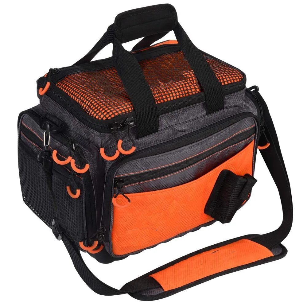 Multi-Functiona Custom Fishing Gear Bag Fishing Tackle Bag Outdoor Sports Tool Waterproof Fish Food Storage Organizer Carrier Backpack Bag