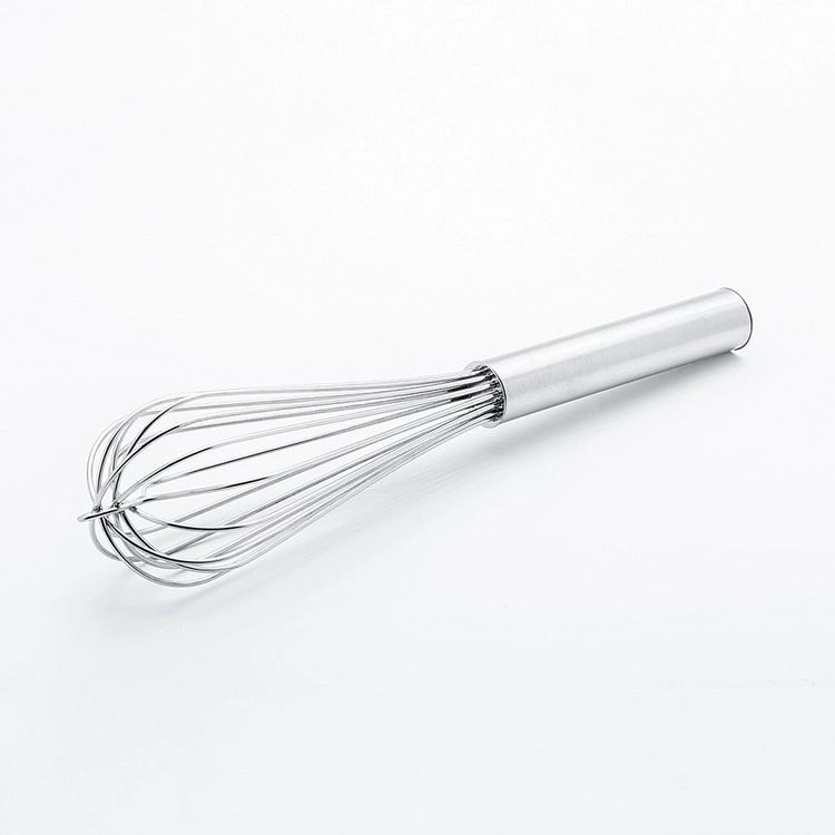 Simple Thick Wire Stainless Steel Handle Whisk Mixer