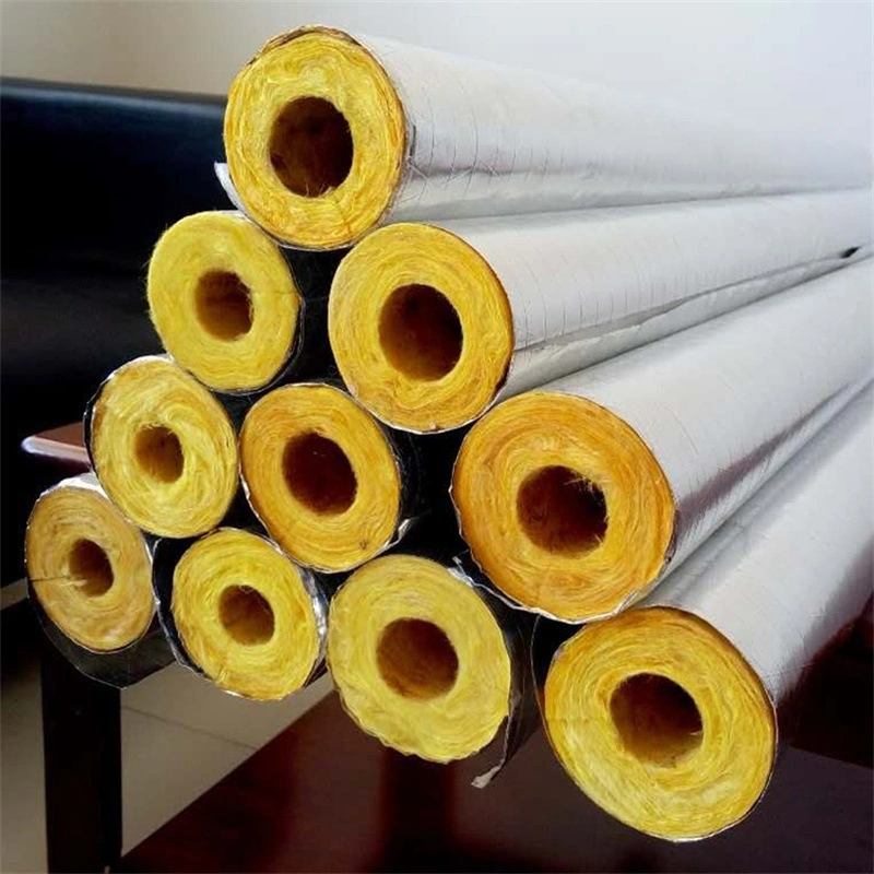 Aluminum Foil Fiber Glass Wool Reinforced Insulation Pipe