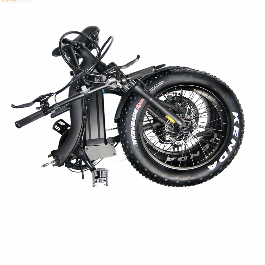 Factory China 20inch 4.0 Folding Fat Tire Electric Bike 48V/500W Adult Ebike