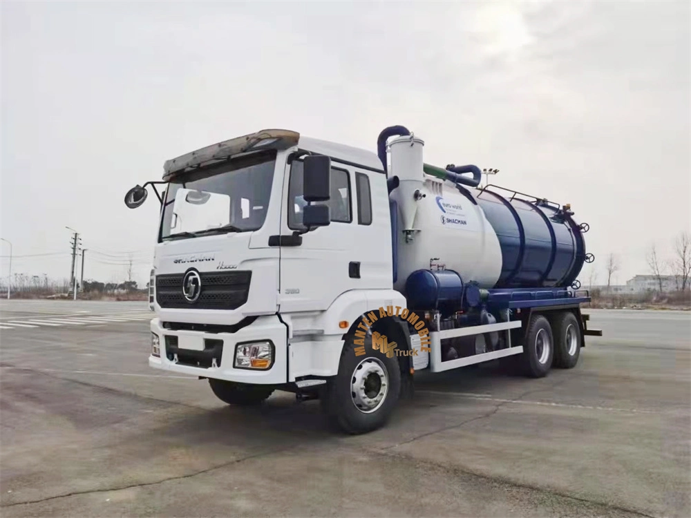 Shacman 20cbm 20000L High Pressure 20m3 Toilet Jetting Sewage Vacuum Truck